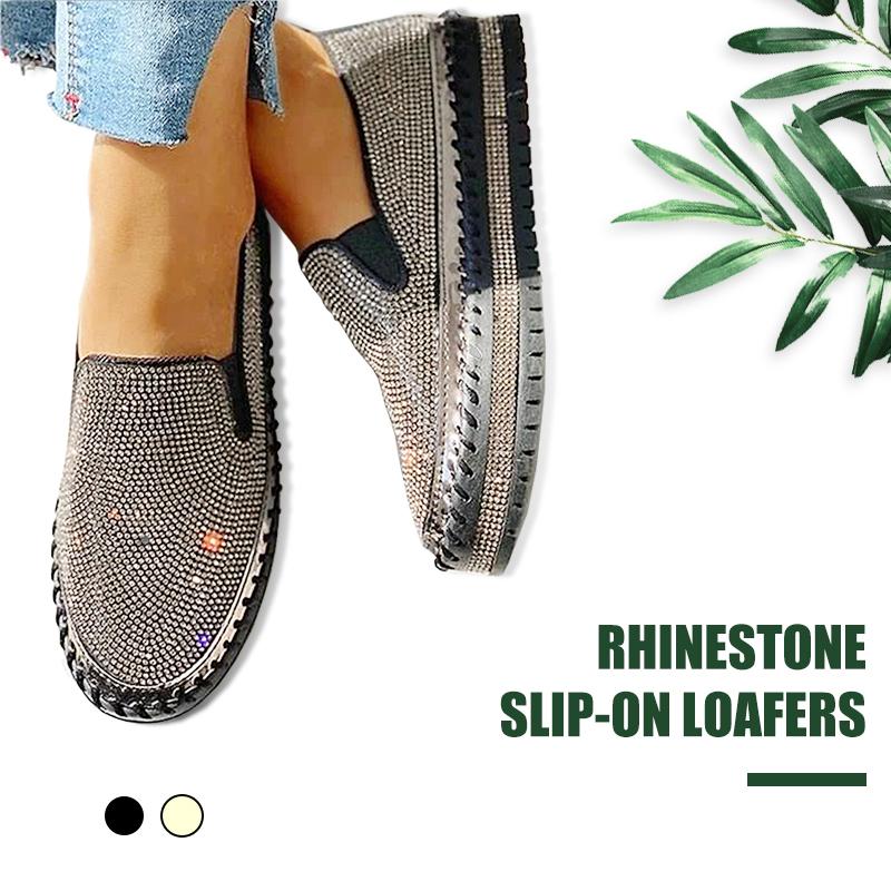 Rhinestone Slip-on Loafers/ Sneakers