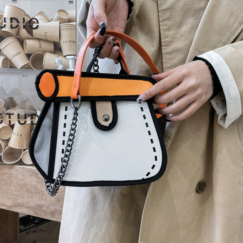 2D Cartoon Handbag