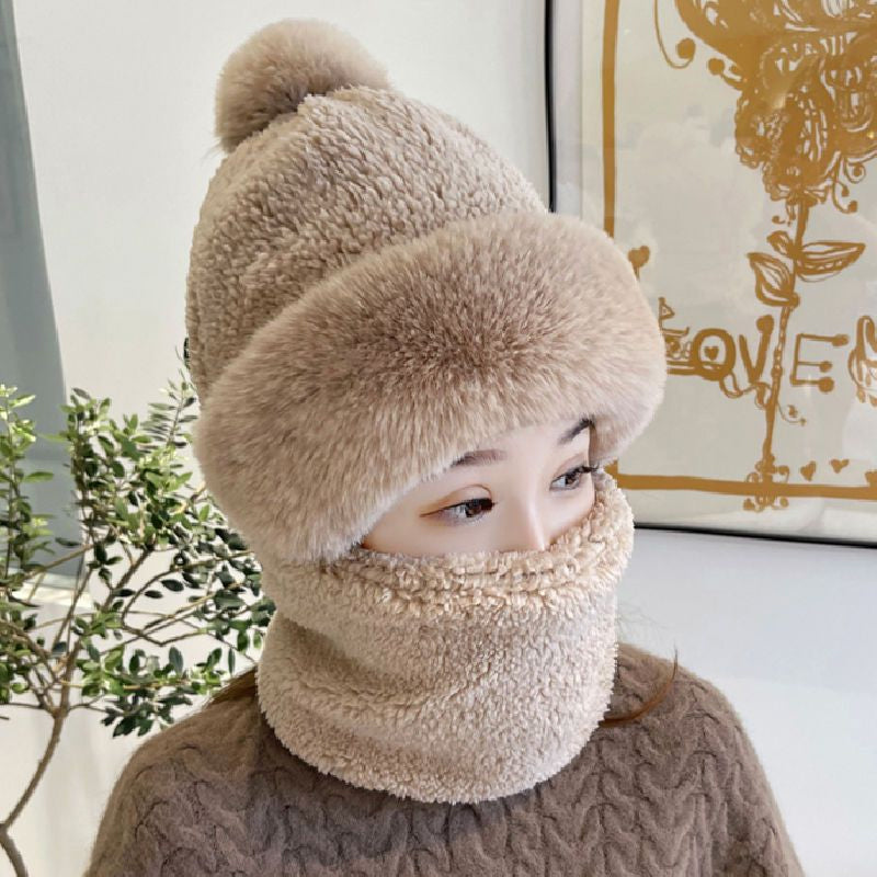 Mask Scarf One Piece Hat