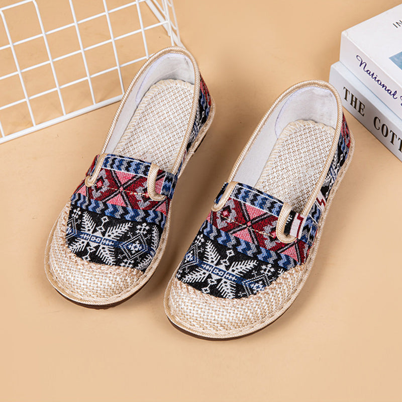 Wrapped Head Breathable Linen Slippers
