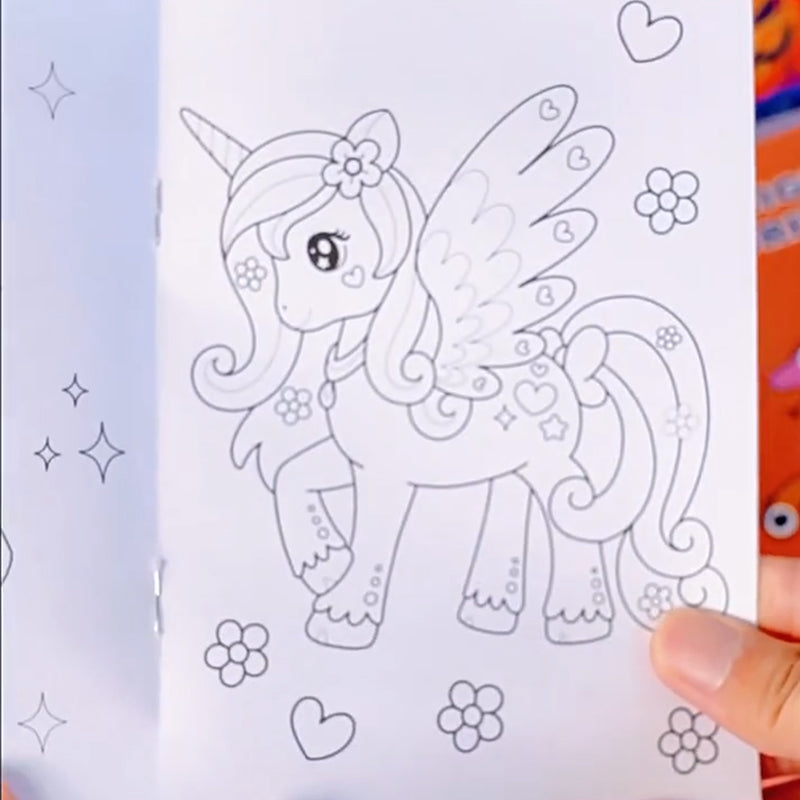 Children Cartoon Doodle Drawing（8 pcs）