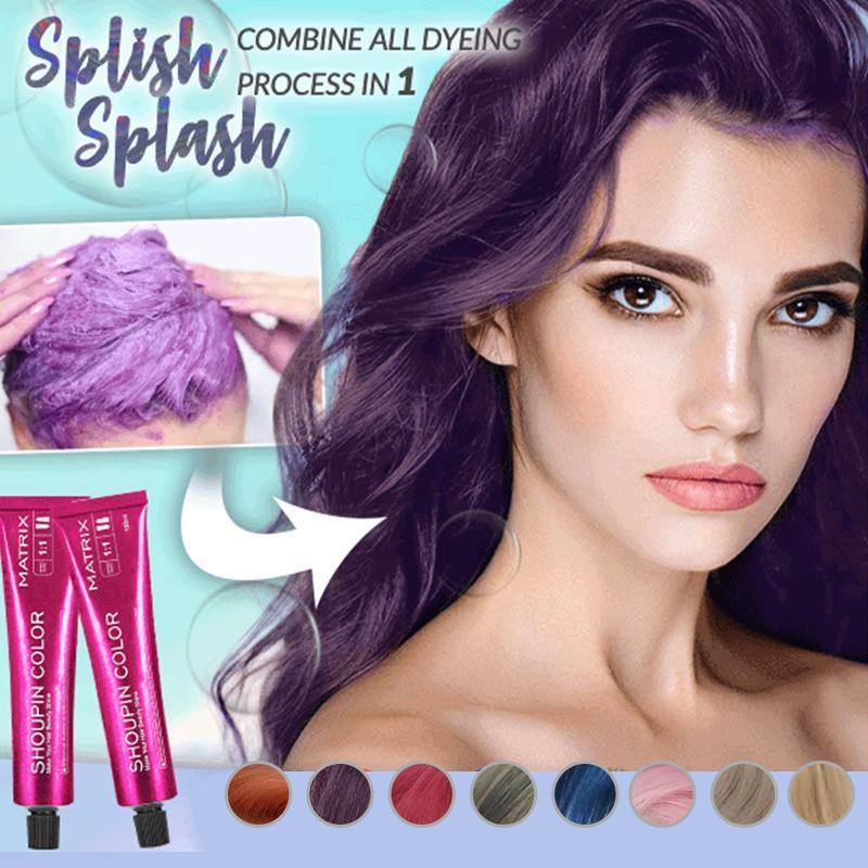 DIY Hair Coloring Kit (Hair Dye + Bottle With Comb)