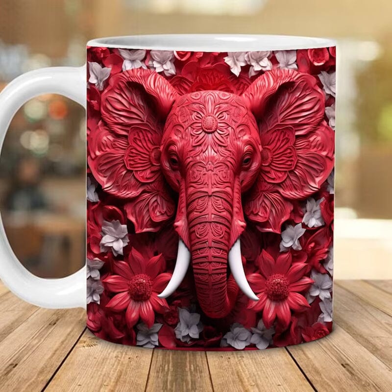 🐘Elephant print mug