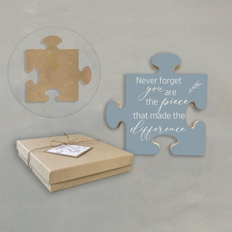 Puzzle Piece Thank You Gift