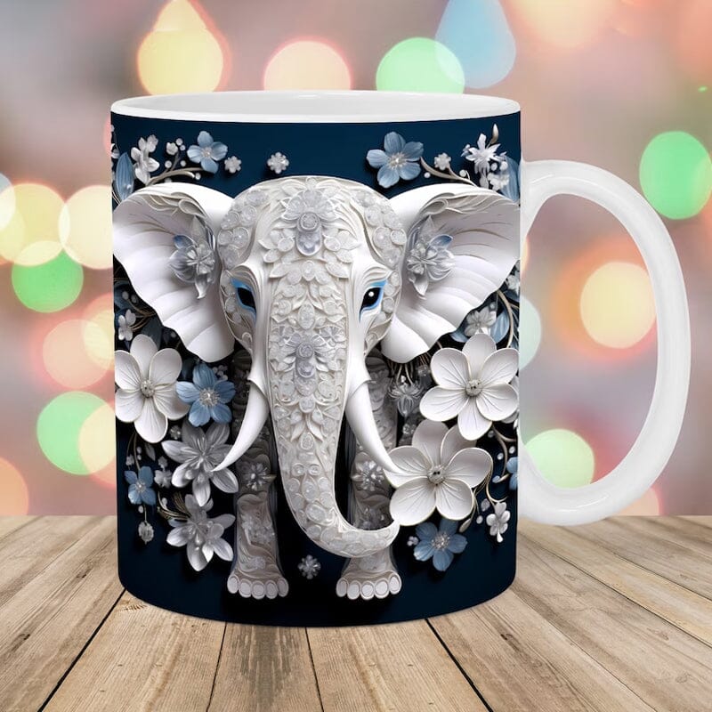 🐘Elephant print mug