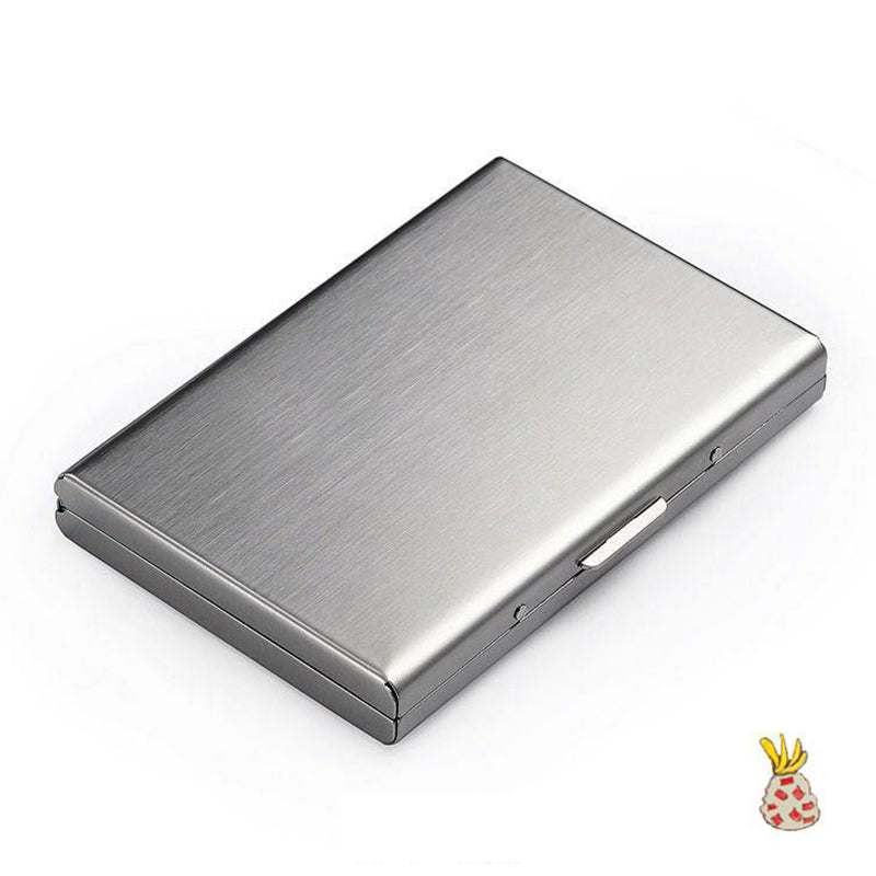 Ultra-thin Anti-theft Brush Anti-demagnetization Metal Card Case