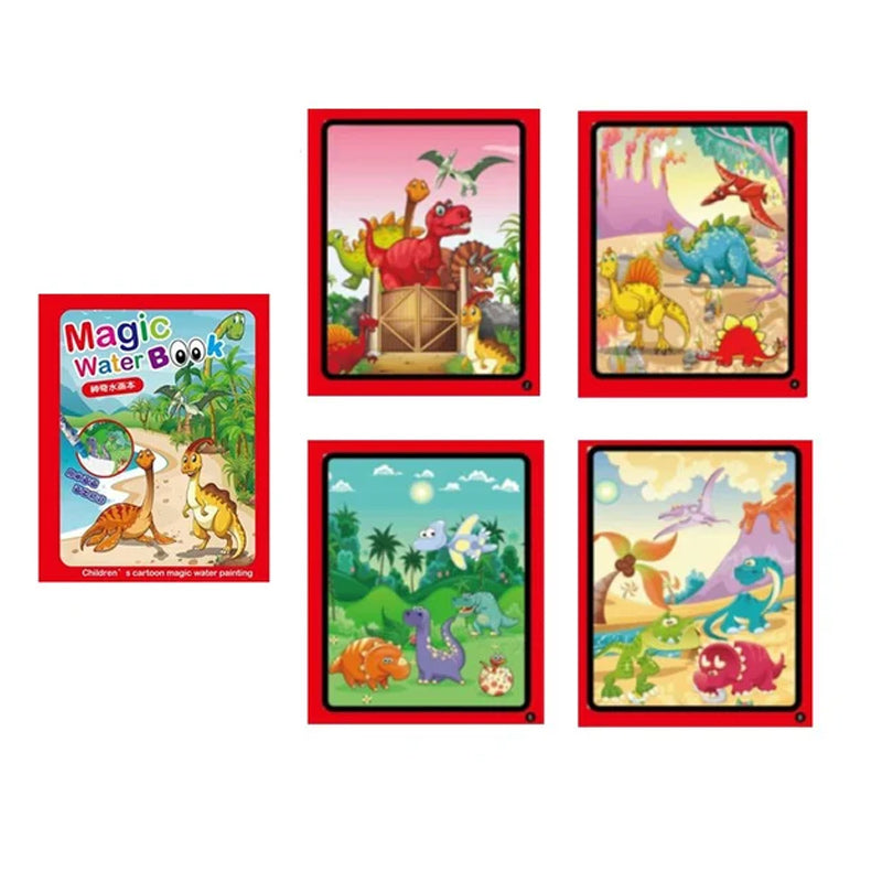 Magic Water Coloring Book（18.3*14.8cm/7.20*5.83in）