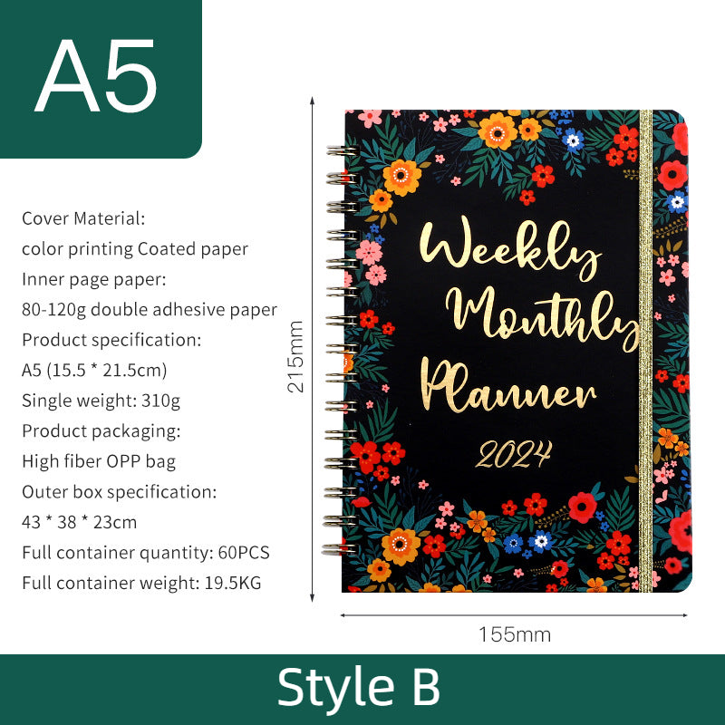 2024 Personalized Weekly and Monthly Planner