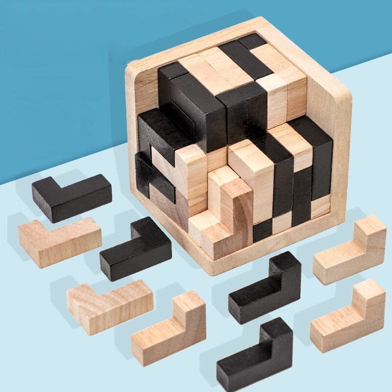 🧩Wooden Intelligence Toy Brain Teaser Game🧩