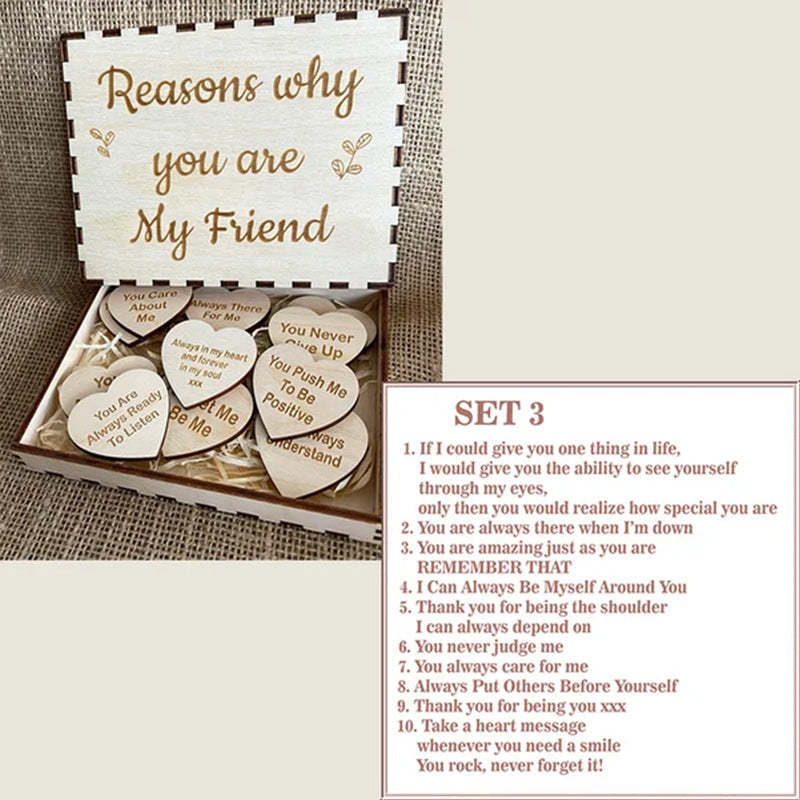"Reasons Why You Are My Friend"Funny Friendship Gift