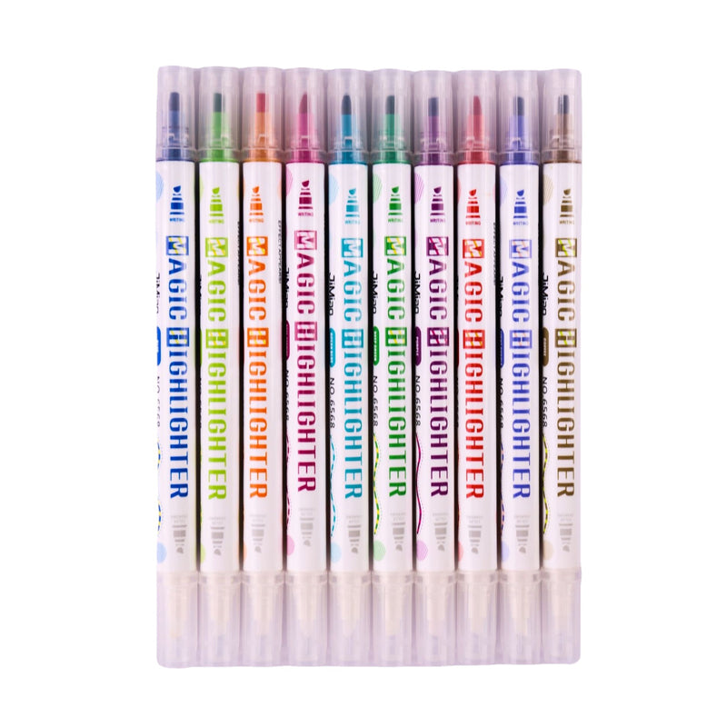 Magic Double Head Color Changing Fluorescent Pen Set