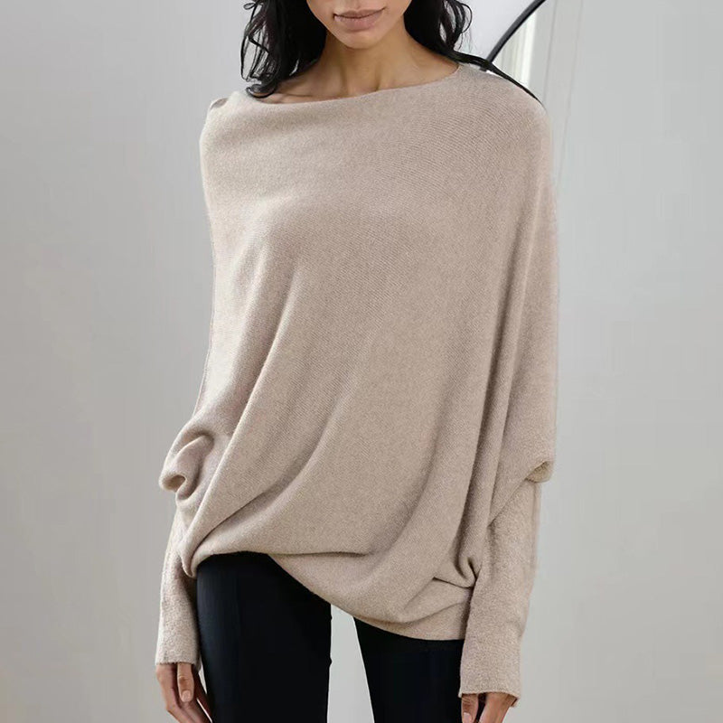 Knitted Shawl Pullover Sweater