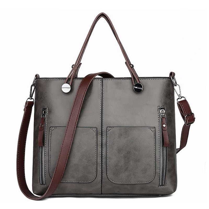 Ladies Vintage Leather Shoulder Bag