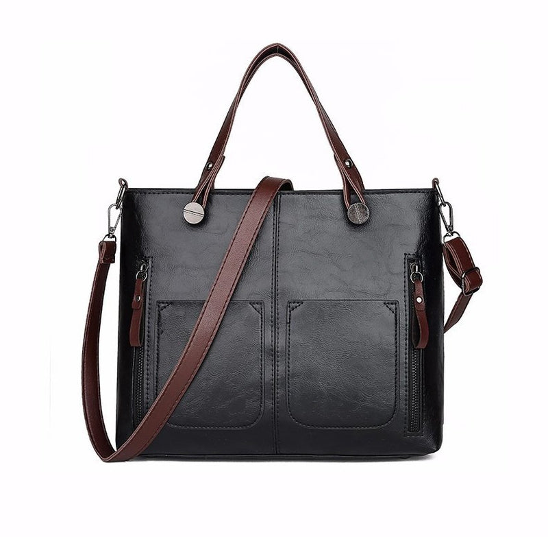 Ladies Vintage Leather Shoulder Bag