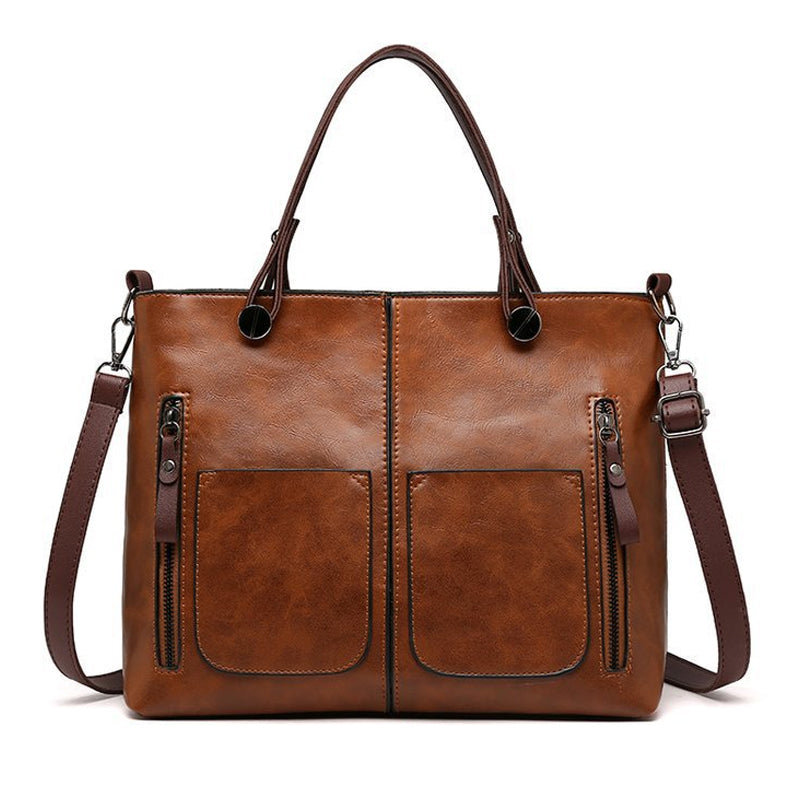 Ladies Vintage Leather Shoulder Bag