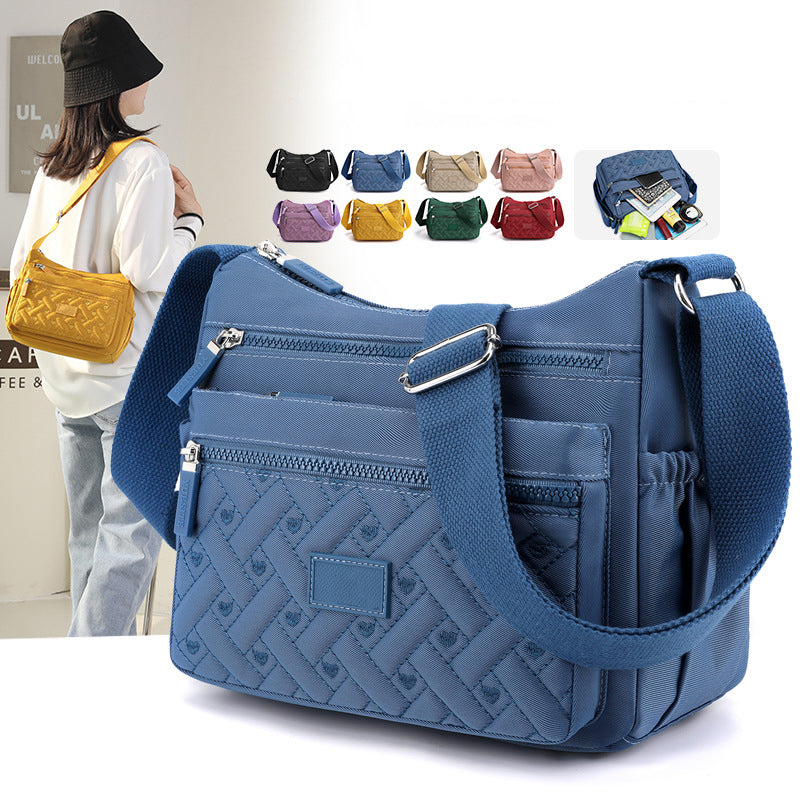 Nylon Shoulder Messenger Bag