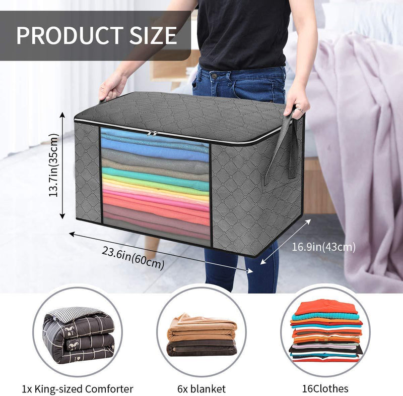 Waterproof Portable Storage Bags for Winter Clothes, Quilts, Blanket etc