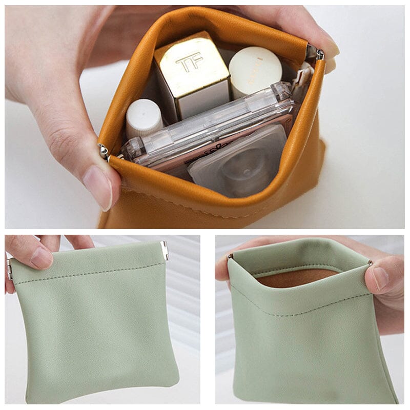 PU Leather Pocket Cosmetic Bag