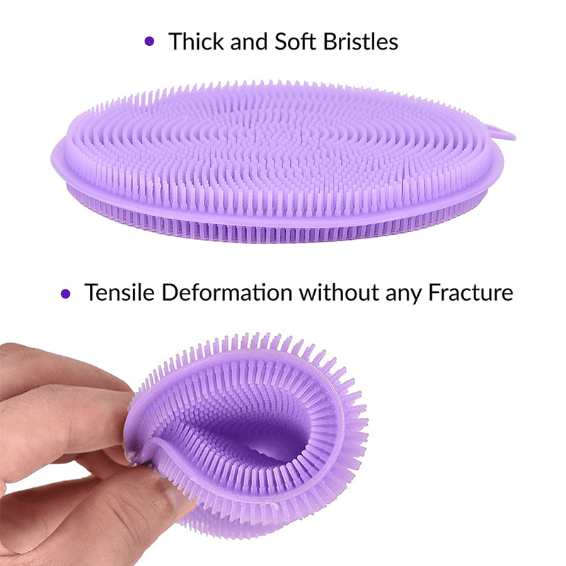 Silicone Multi-purpose Scrubber Sponge, 5 PCs