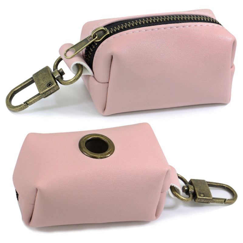 Dog Poop Bag Holder Leash Attachment Waste Bag