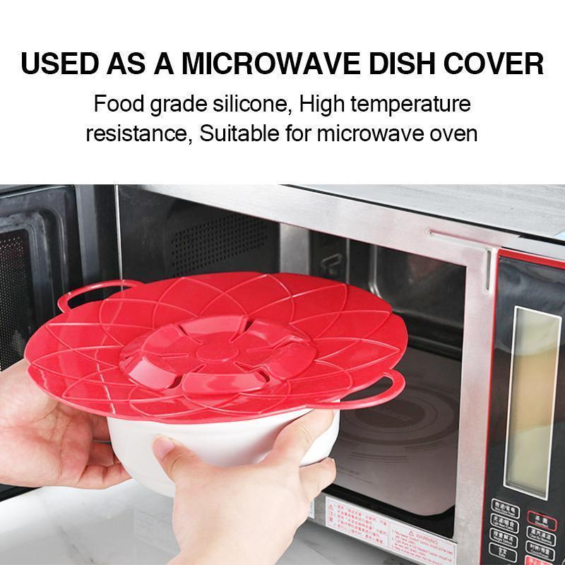 Silicone Lid Spill Stopper Pot Cover