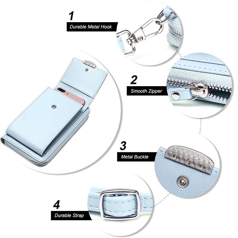 Multi-Slot Elegant Crossbody Phone Bag