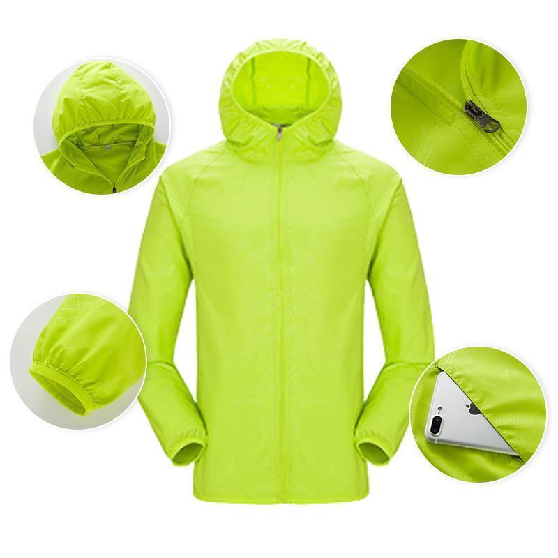 Lightweight waterproof windbreaker