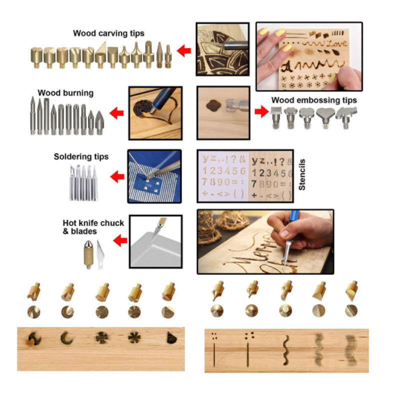 Professional Wood Burning Set