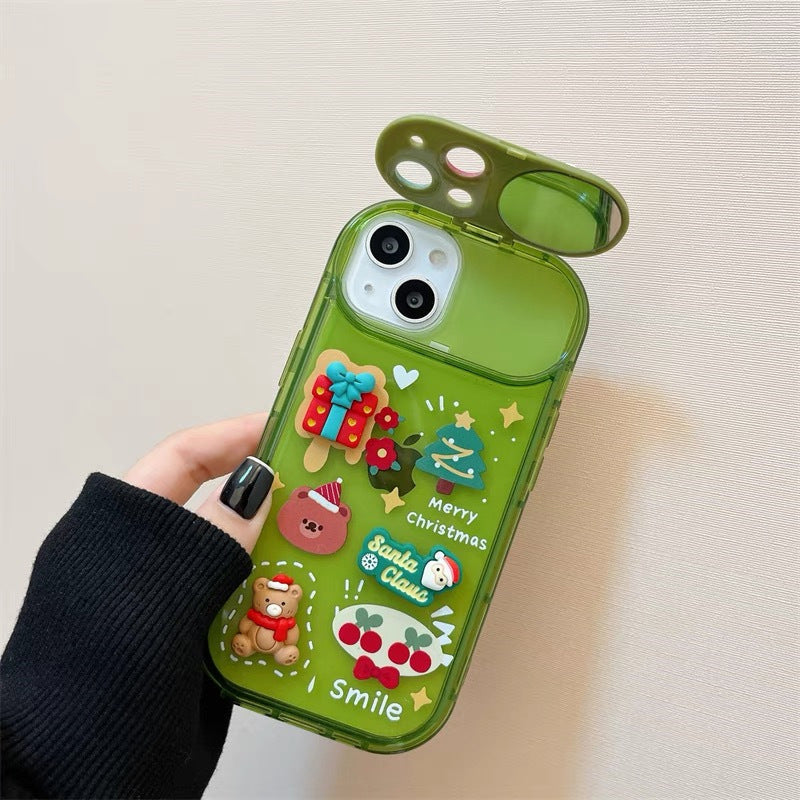 Christmas Tree Pendant iPhone Cover with Mirror