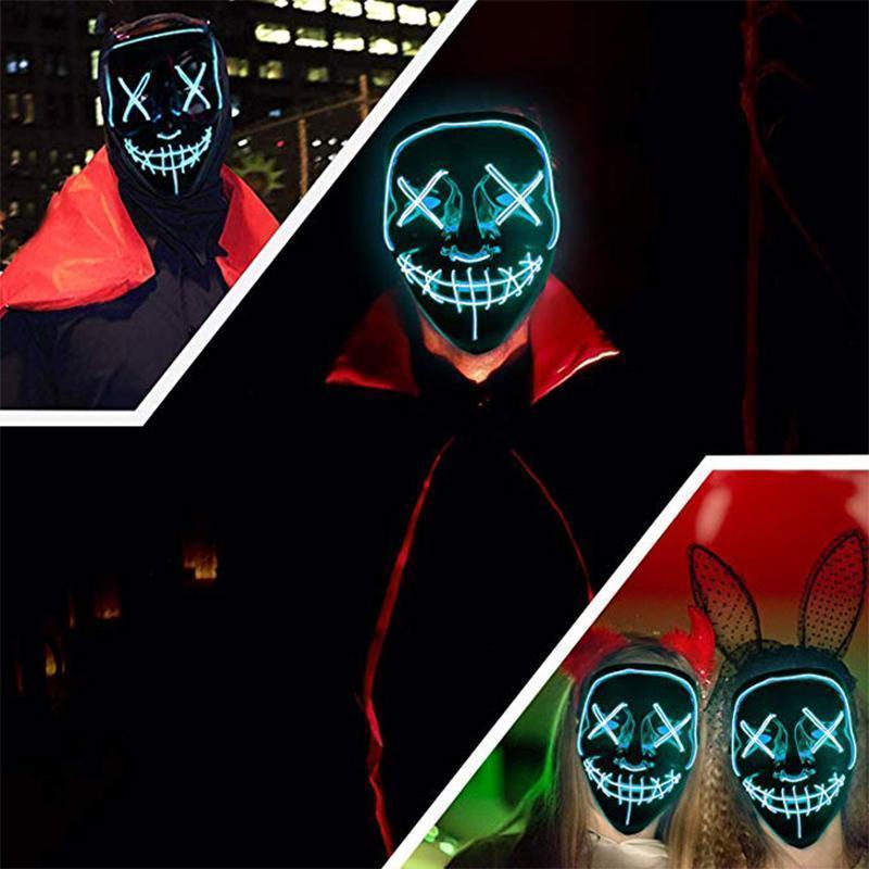 (🎃Early Halloween Promotion🎃) Halloween - LED luminous mask