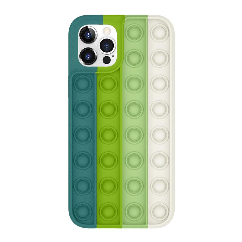 Toy Phone Case, Push Pop Bubble Fidget Sensory Protecive Case for iPhone