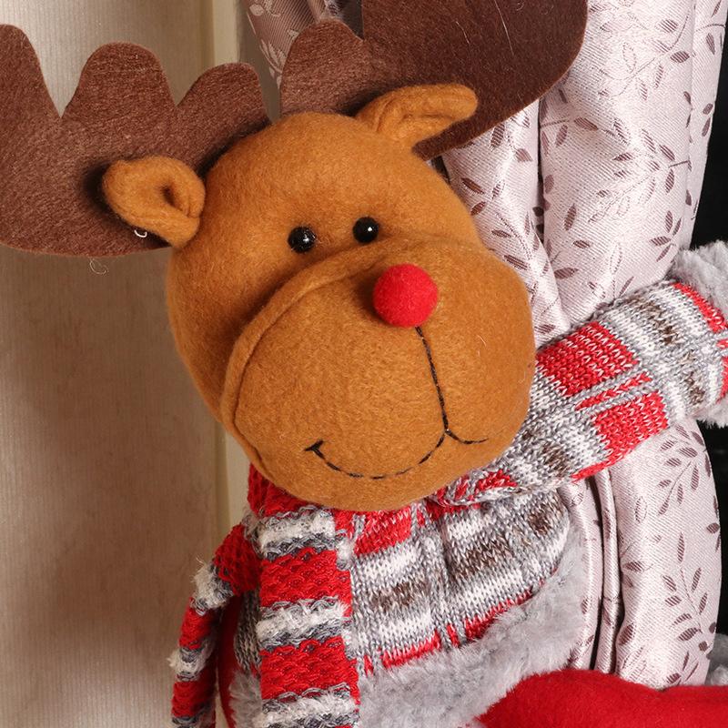 Christmas Element Curtain Decor