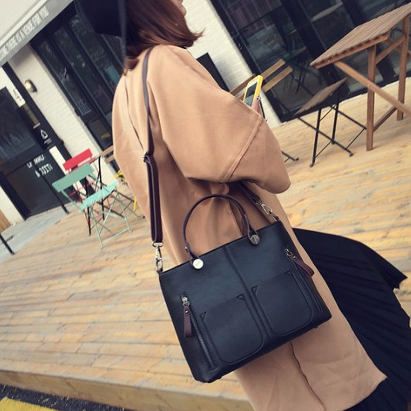 Ladies Vintage Leather Shoulder Bag