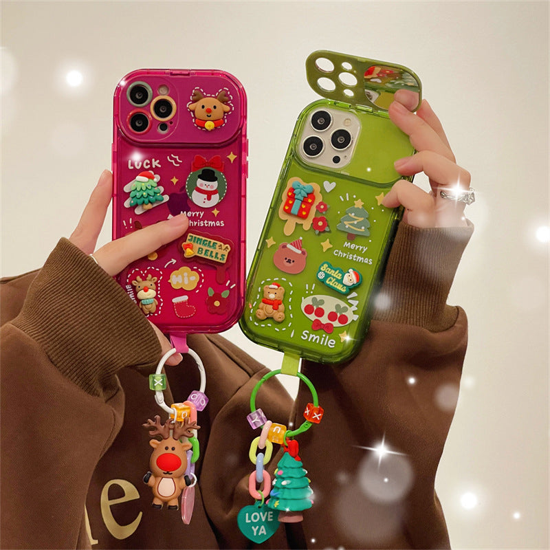 Christmas Tree Pendant iPhone Cover with Mirror