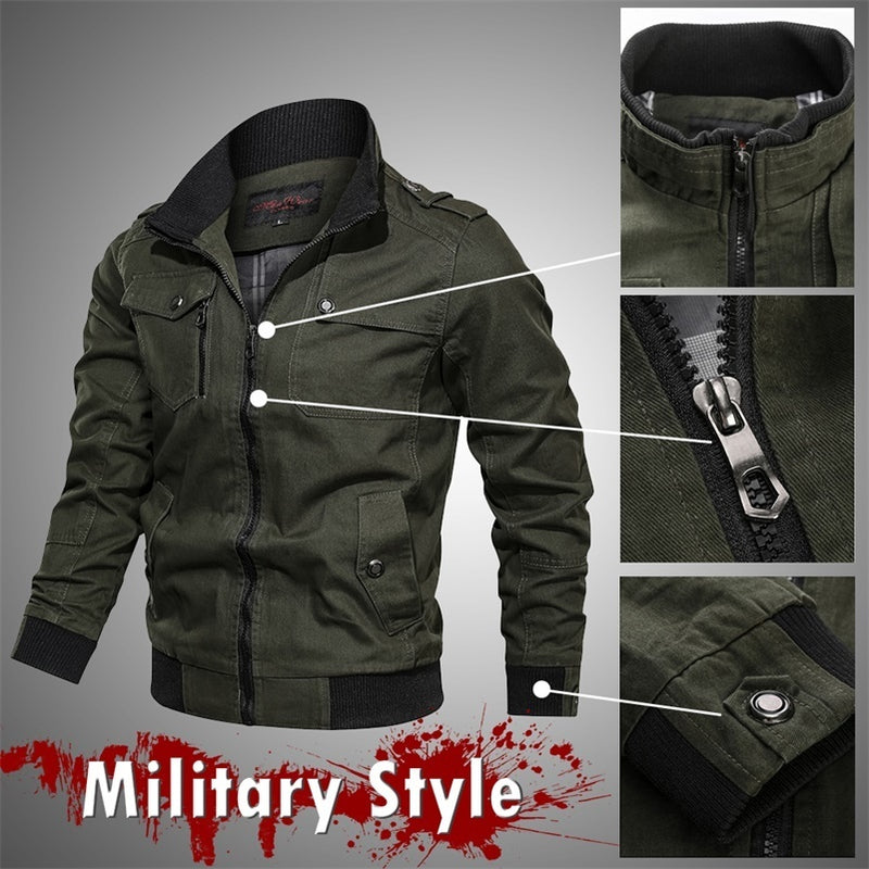 Men's Casual Solid Color Jacket