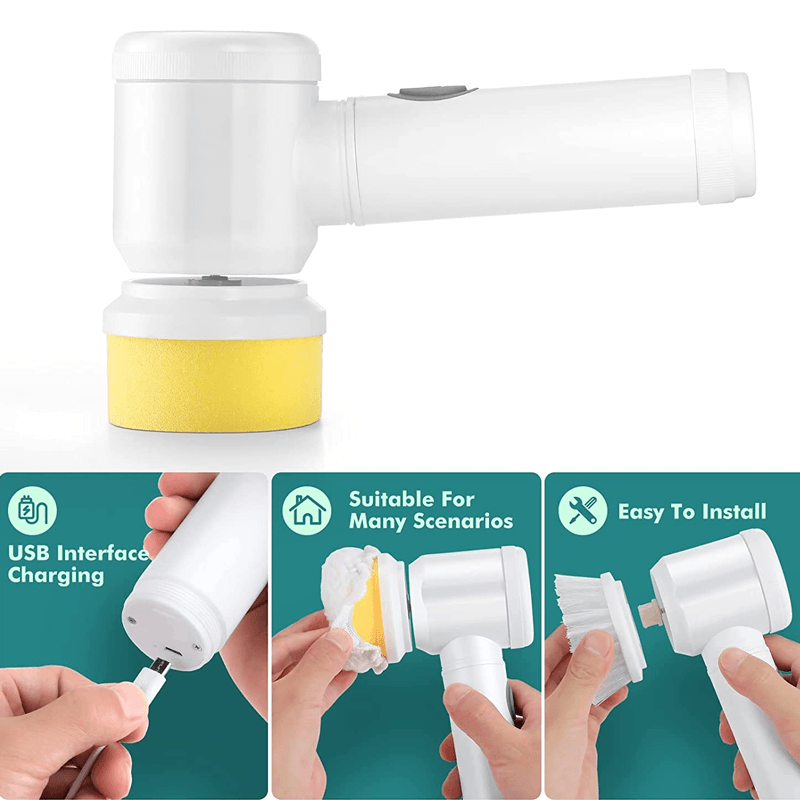 Saker® Rechargeable Electric Cleaning Brush