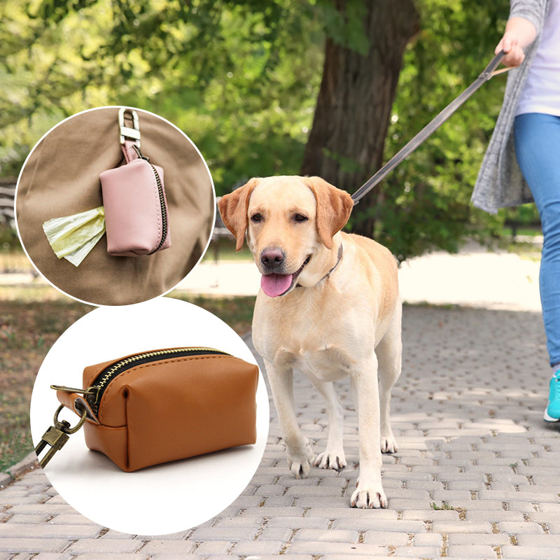 Dog Poop Bag Holder Leash Attachment Waste Bag