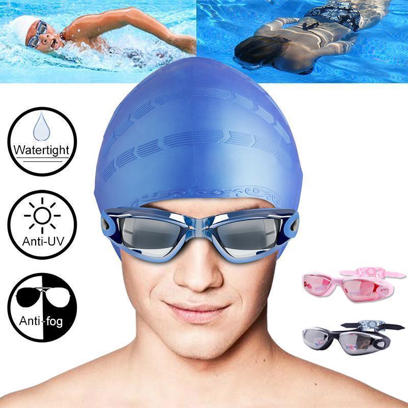 Mvstu™ Swimming Set - Goggles, Cap, Earplug, Nose Clip