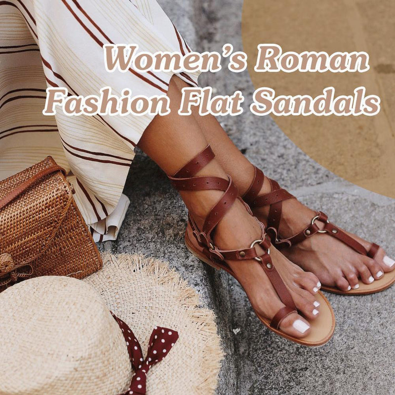 haloera™ Women's Roman Fashion Flat Sandals