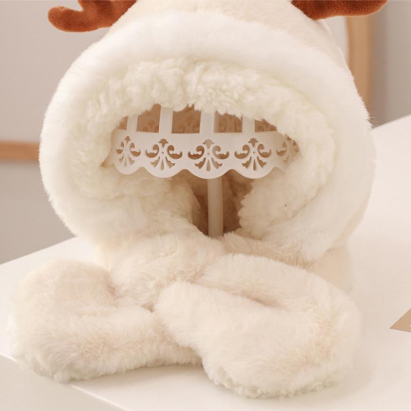 Cute Antlers Warm Cap for Baby