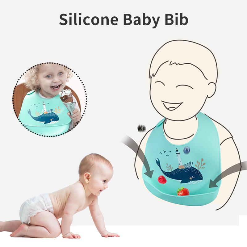 Soft Silicone Baby Bib
