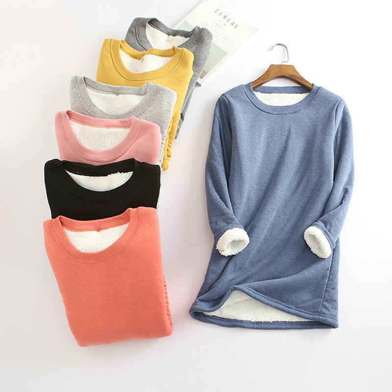 Casual Warm Round Neck Sweatshirt