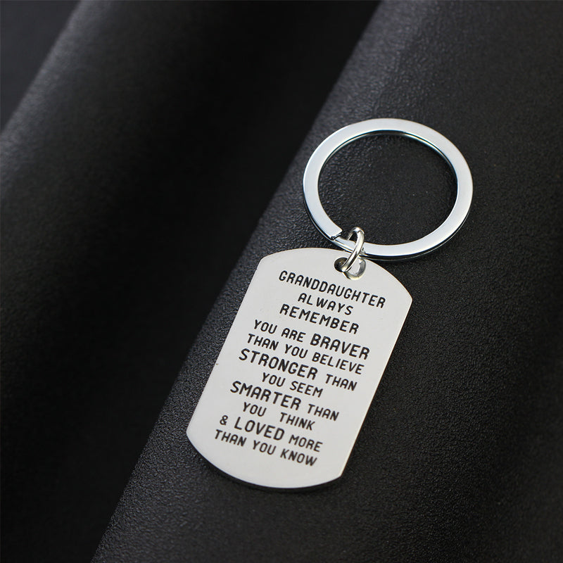 Army Brand Lettering Keychain