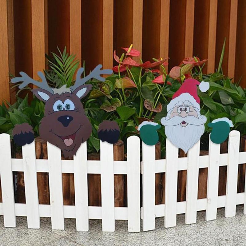 (🎅Early Xmas Sale - Save 50% OFF🎅) Christmas Themed Fence Decoration