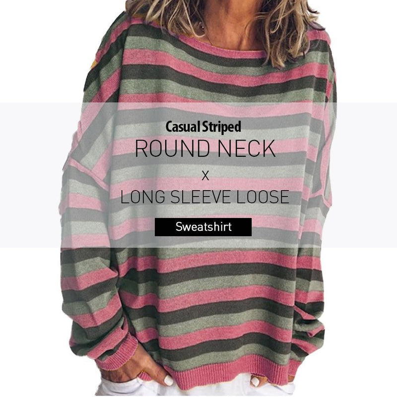 Haloera™ Casual Striped Sweater