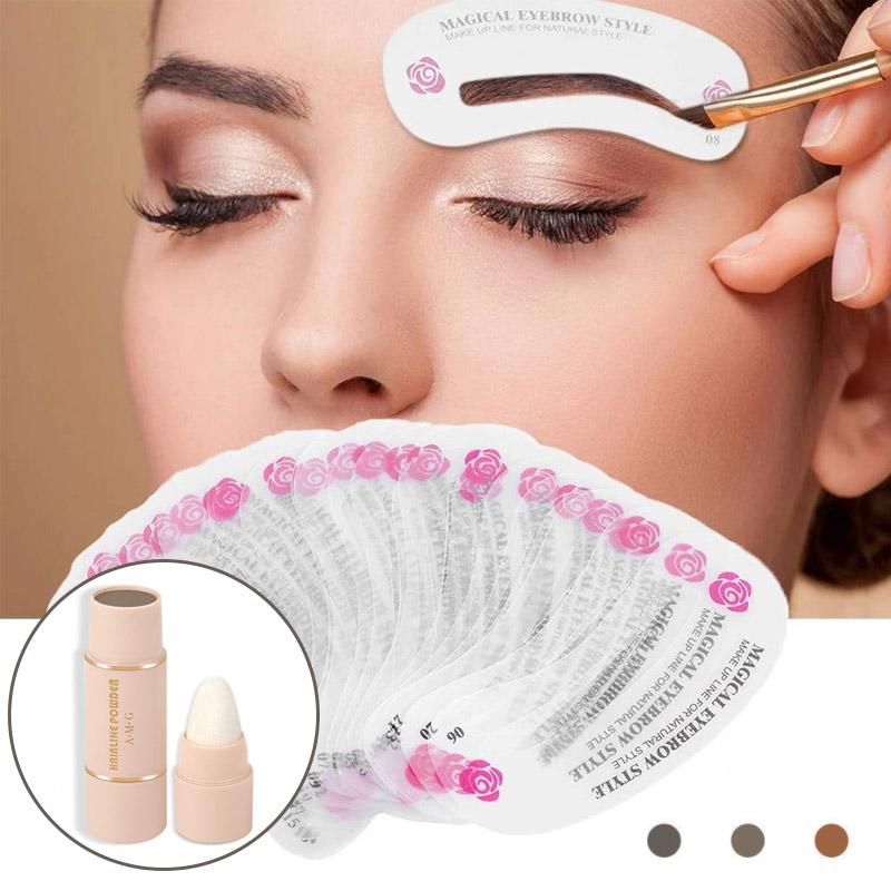 Different Styles Eyebrows Stencil Kit