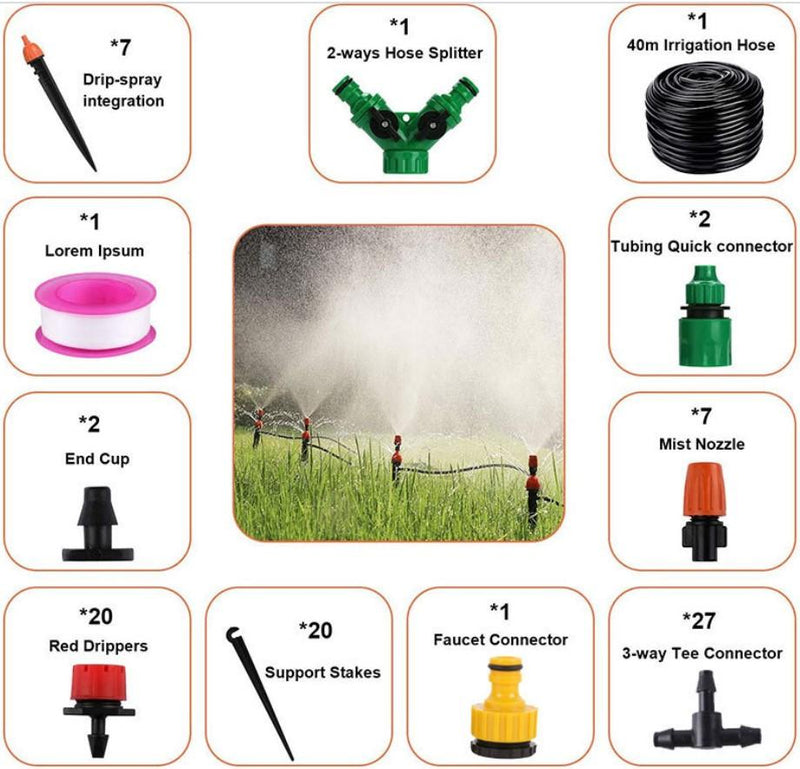 Mist Cooling Automatic Irrigation System