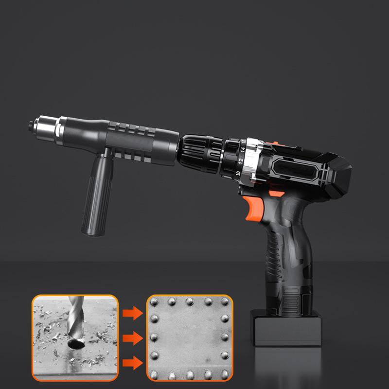 Professional Rivet Gun Adapter Kit with 4Pcs