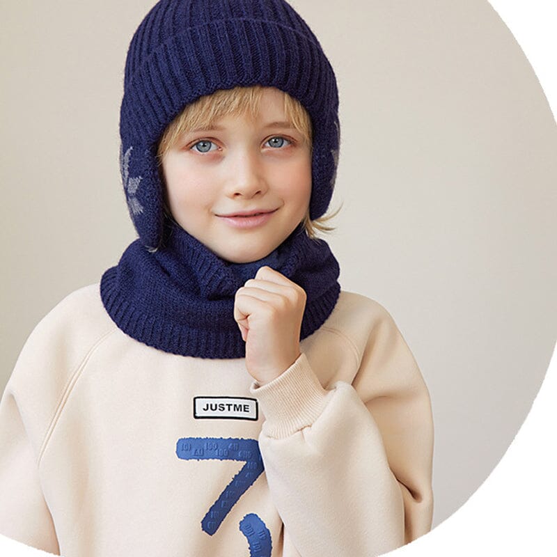 Children's Winter Fleece Scarf Suit