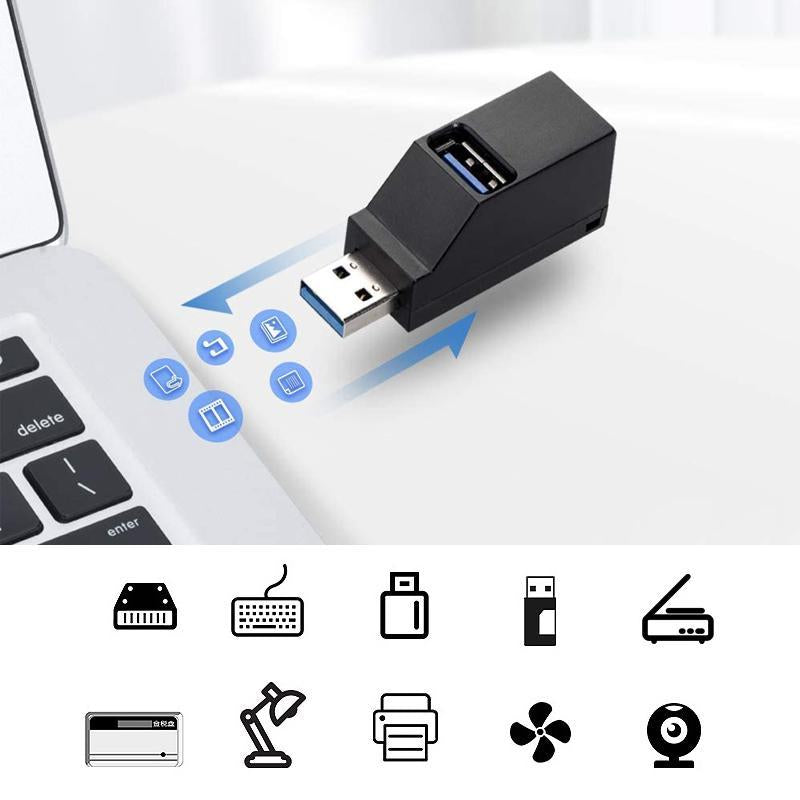 3-Port Tiny USB Hub